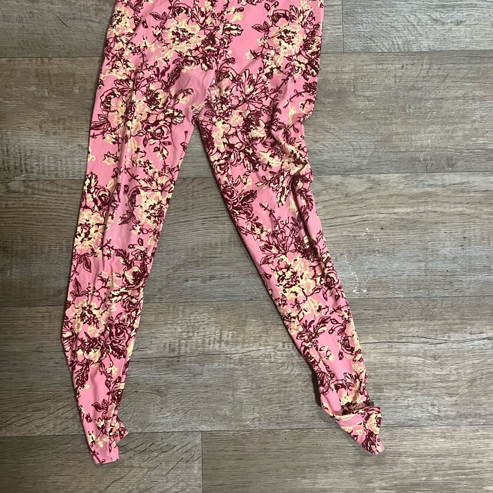 Floral Pink Leggings